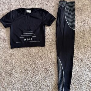 Black Missguided Activewear Set